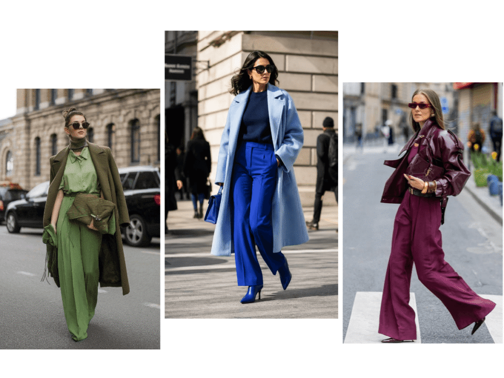 looks avec des combinaisons monochromatiques