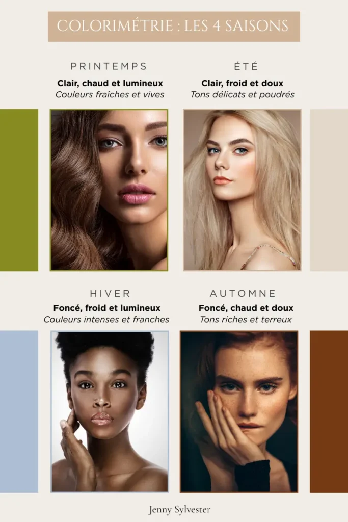 Colorimétrie : les systèmes des 4 saisons