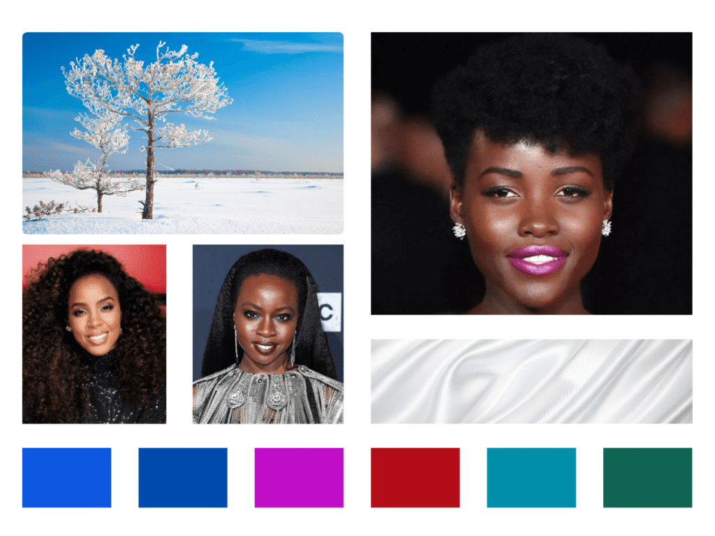 colorimétrie peau noire saison hiver