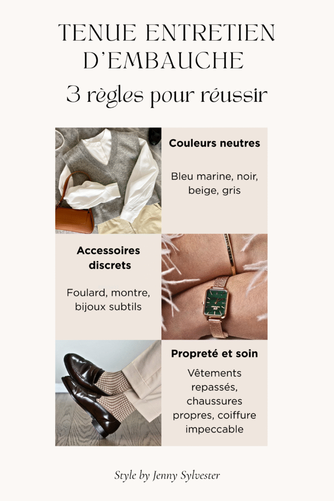 tenue entretien d'embauche femme